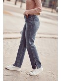 Denim pants with slits 23048 - Online store - Boutique